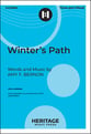 Winter's Path Three-Part Mixed choral sheet music cover